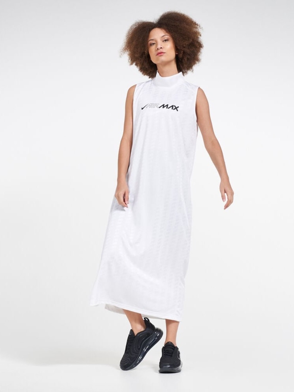NWT Nike NSW Sportwear Air Max White Jersey Dress Sz Sm CZ8282 010